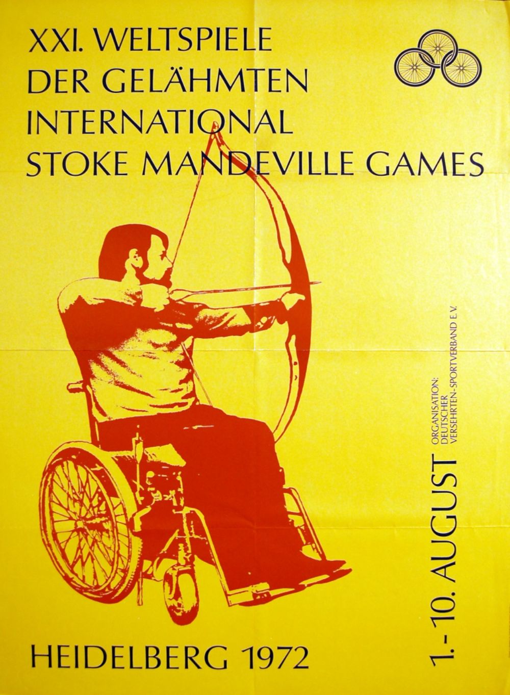 POSTER FOR THE 1972 HEIDELBERG GAMES