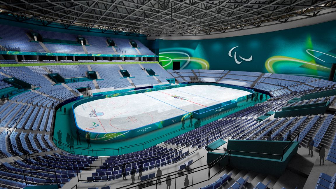 Milano Cortina indoor venue for Winter Paralympic Games